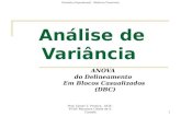 Estatística Experimental - Medicina Veterinária Prof. Gener T. Pereira - DCE - FCAV Monitora Cibele de S. Camelo1 Análise de Variância ANOVA do Delineamento.