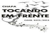 CHAPA "TOCANDO EM FRENTE" - CAHS 2012/2013 - PAR