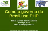 Como o governo do Brasil usa PHP