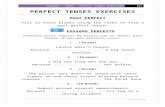 English Grammar - Verbs - 009 - Perfect Tenses Exercises