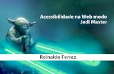 Acessibilidade na Web modo Jedi Master