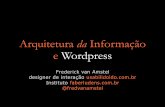 Arquitetura da Informação e Wordpress