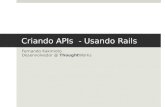 Construindo APIs Usando Rails