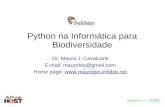 Python na Informática para Biodiversidade
