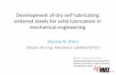 Desenvolvimento de aços sinterizados autolubrificantes a seco para a lubrificação sólida na Engenharia Mecânica