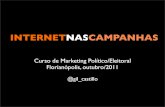 Aula Internet Florianopolis - Marketing Político