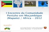 I Encontro da Comunidade Pentaho em Moçambique (Maputo) / Africa - 2012