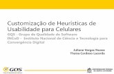 Apresentação geral do gqs -  Usabilidade na convergência digital - Customização de Heurísticas de Usabilidade par…