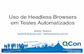 QConRio - Uso de Headless Browsers em Testes Automatizados