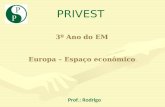 Privest - Europa III - 3º Ano EM