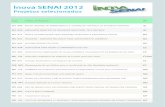 Inova SENAI 2012 - Projetos selecionados