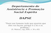 Departamento de Assistência e Promoção Social Espírita - DAPSE