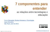 7 componentes para entender as relações entre educação e tecnologias