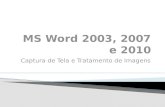 Word 2003, 2007 e 2010
