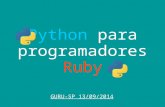 Python para programadores Ruby