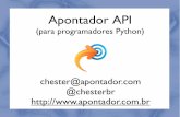 Apontador API (para programadores Python)