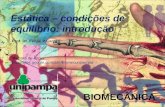 Biomecânica - Aula 3   oper vetoriais e cond equilibrio
