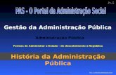 História da Administração Pública