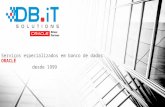 DB IT Solutions - Serviços em banco de dados Oracle