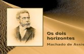 Os dois horizontes e biografia de Machado de Assis