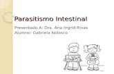 Parasitismo intestinal pediatria