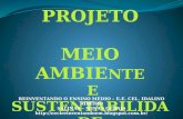 Projeto meio ambiente e sustentabilidade