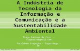 A indústria de Tecnologia da Informação e Comunicação e a sustentabilidade ambiental