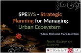 Nuno Oliveira SPESYS - Strategic Planning for Managing Urban Ecosystem