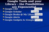 Google Tools and your Library