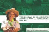 Tecnologias Socioambientais para Agricultura Familiar