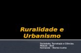 Ruralidade e urbanismo