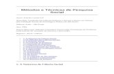 Métodos e técnicas de pesquisa social