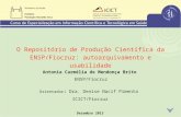 O Repositório Institucional de Produção Científica da ENSP/FIOCRUZ: autoarquivamento e usabilidade
