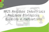 Nr25.resíduos industriais resíduos biológicos químicos e radioativos.
