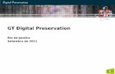 Apresentação GT - Digital Preservation