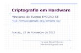 Criptografia em hardware   emicro se - nov 15 2012