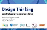 Design Thinking para Startups Inovadoras e Sustentáveis 2014