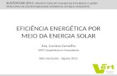 Eficiência energética e energia solar   sustentar 2011