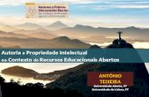 Semiário Recursos e Práticas Educacionais Abertas no Ensino Superior: desafios e oportunidades - António Teixeira