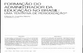 Formação do Administrador no Brasil: tentativa de periodização