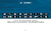 101 Propostas para Modernização trabalhista Brasil - Fonte CNI