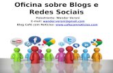Oficina sobre Blogs e Redes Sociais / Palestra