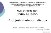 Introdução ao Jornalismo - Prof. Leandro (2011)