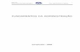 Fudamentos ADM 1º semestre- Prof Vicente UNIFTS