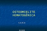 OSTEOMIELITE HEMATOGÊNICA