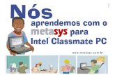 Metasys - Solução para Educação baseado nos Intel® Classmate PC