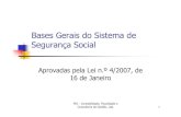 Bases Gerais Sistema Seguranca Social Lei 4 2007