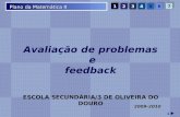 Avaliação de problemas e feedback-problema