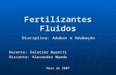 Fertilizantes Fluidos