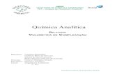 Relatório de Química Analítica: volumetria de complexação